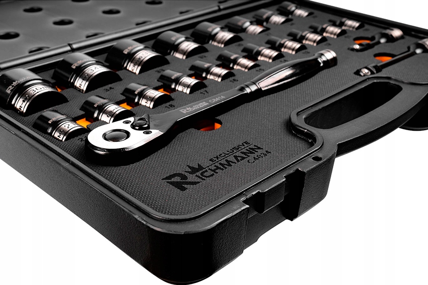 Zestaw nasadek udarowych Cr-Mo z grzechotką Kod producenta C4034