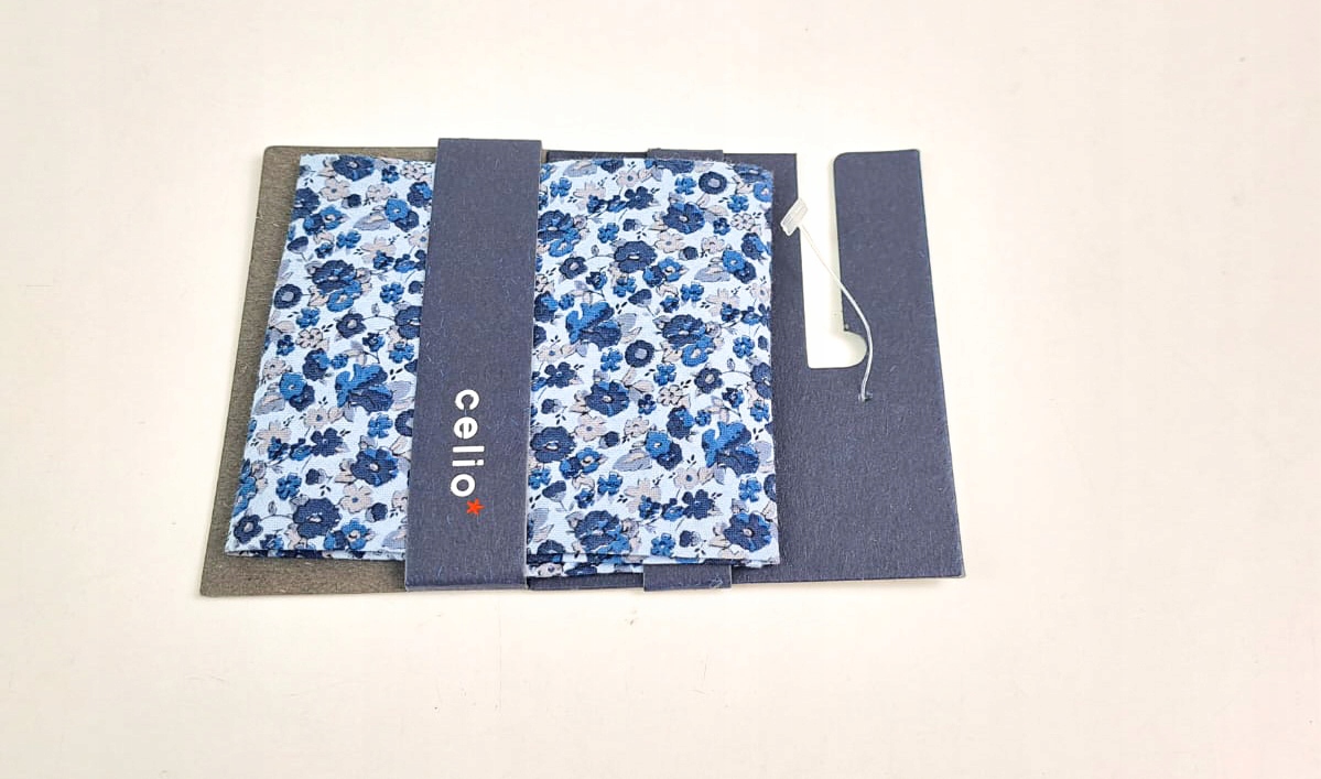 Celio Poszetka Butonierka Jedwab Ribert Blue