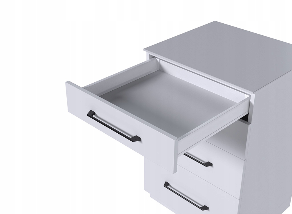 Šuplík Rejs Comfort Box Plus Bílá Nízká H69 L450 MM 35 Kg S Tlumením Dovírání