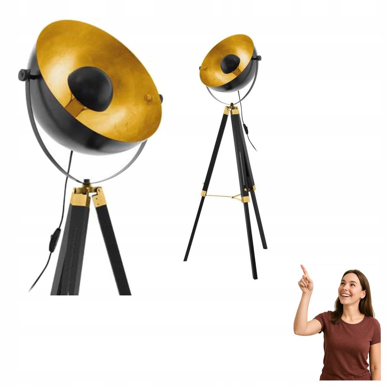 Podlahová lampa Covaleda 49618 Eglo