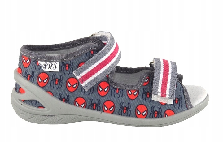 SANDAŁY CHŁOPIĘCE KAPCIE DO SZKOŁY PRZEDSZKOLA JAK SPIDERMAN ARS D181 R.27 Marka ARS
