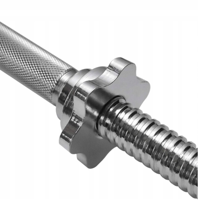 GRYF PROSTY ŚRUBOWY 37CM 25MM DO HANTLI 2 SZT*HIT* Długość części chwytnej 12.5 cm