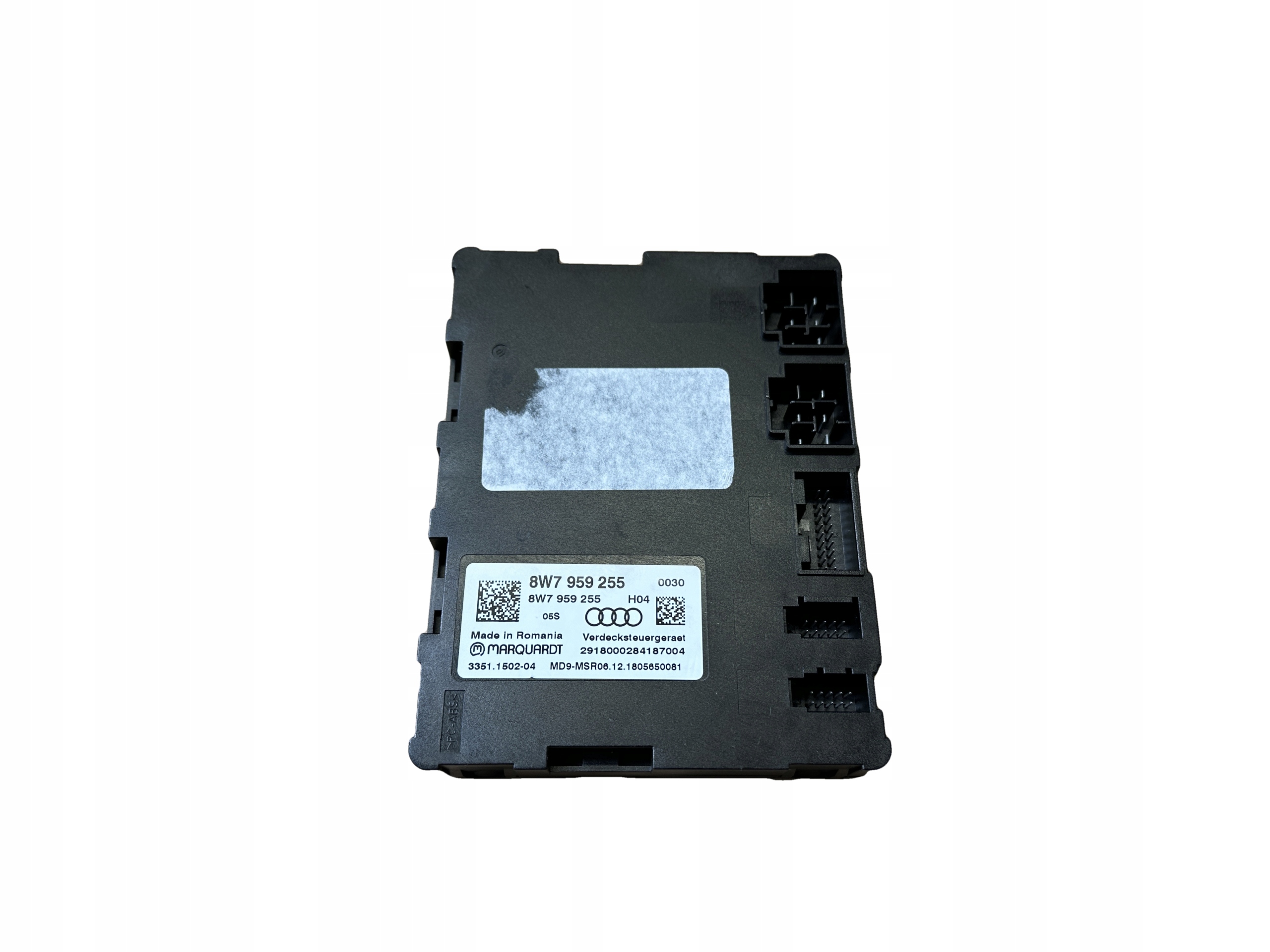 AUDI A5 8W CABRIO control unit roofs 8W7959255