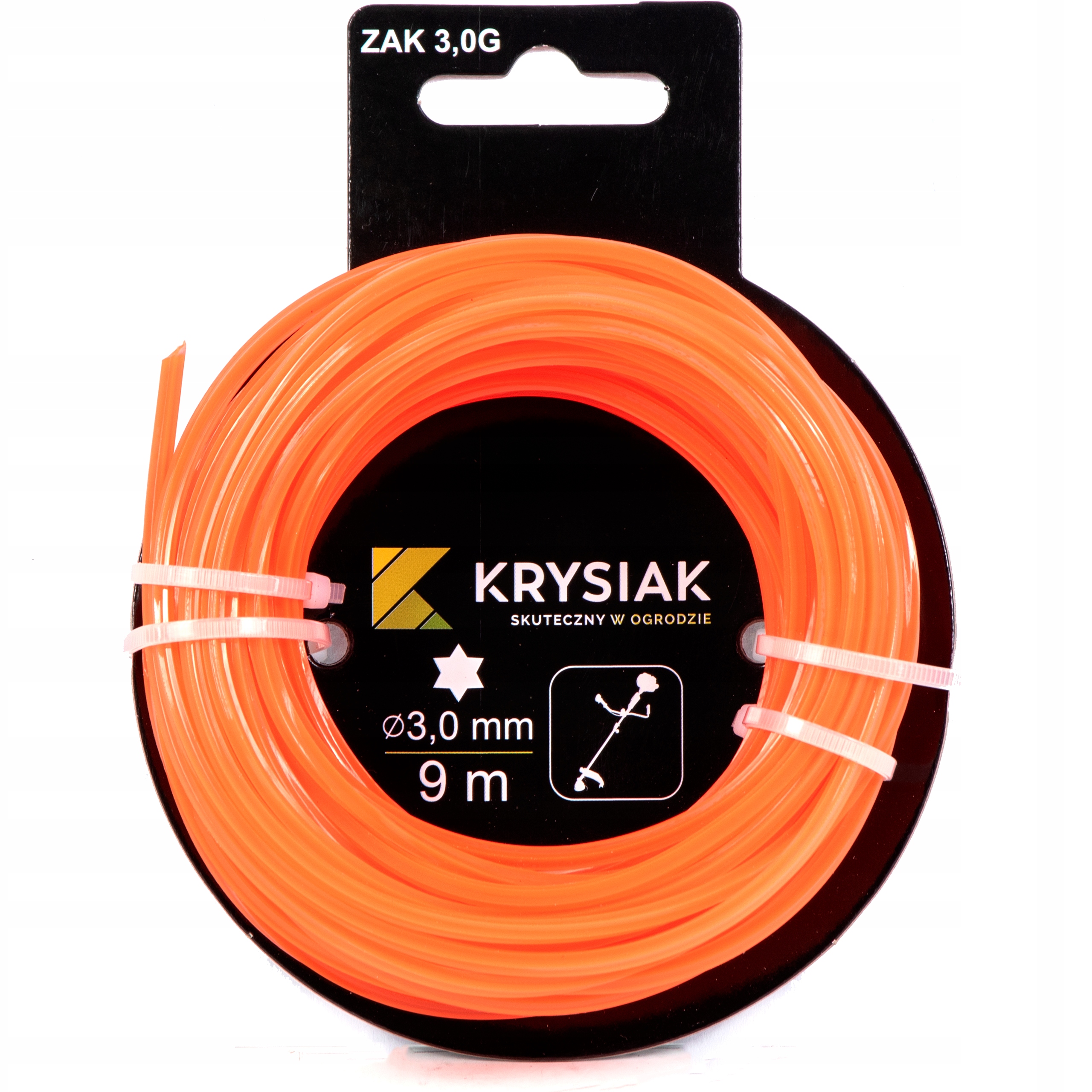 

Żyłka Tnąca 3,0 mm x 9 m Gwiazdka