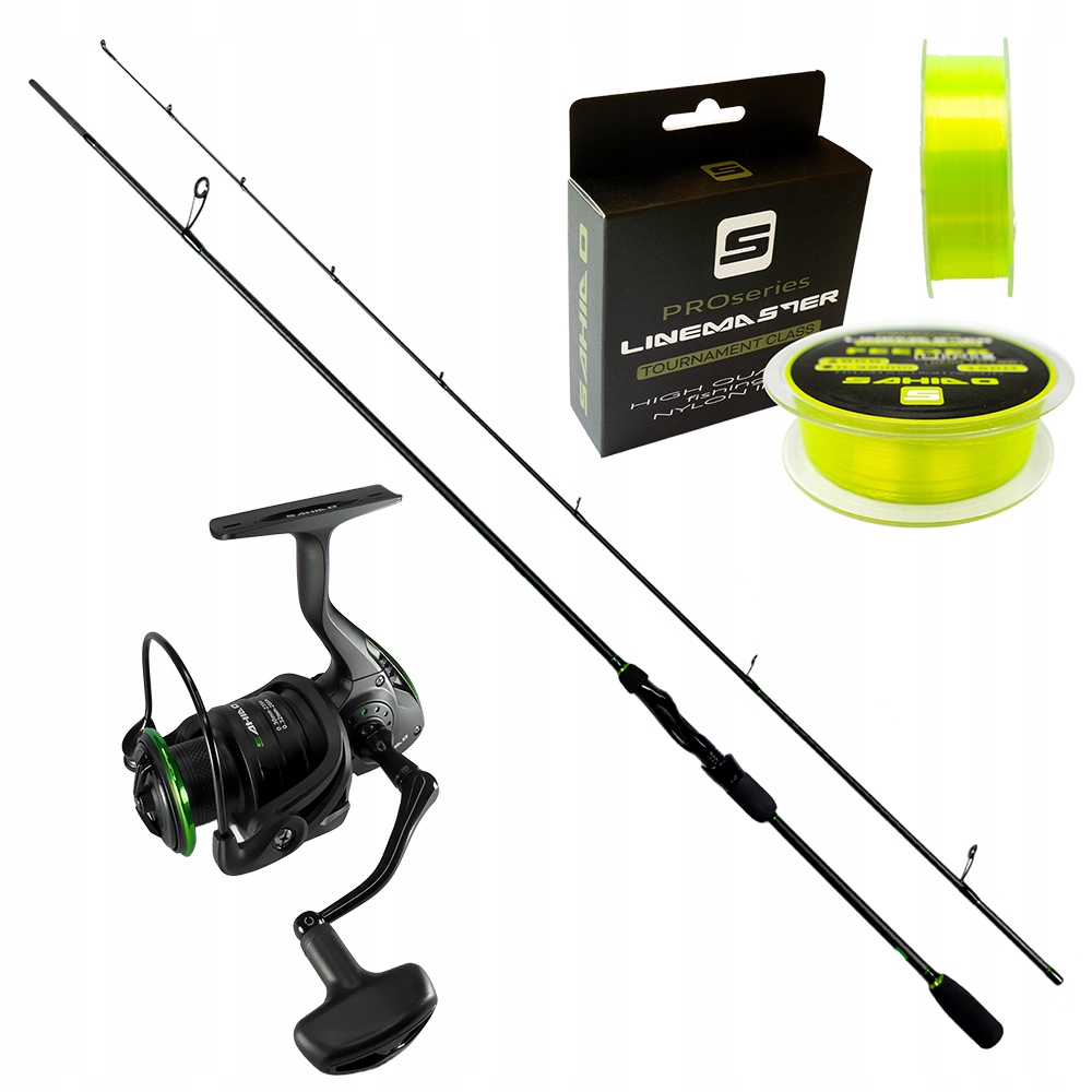Zestaw Wędkarski Spinning Master Pro 240 Carbon Premium Wędka Kołowrotek