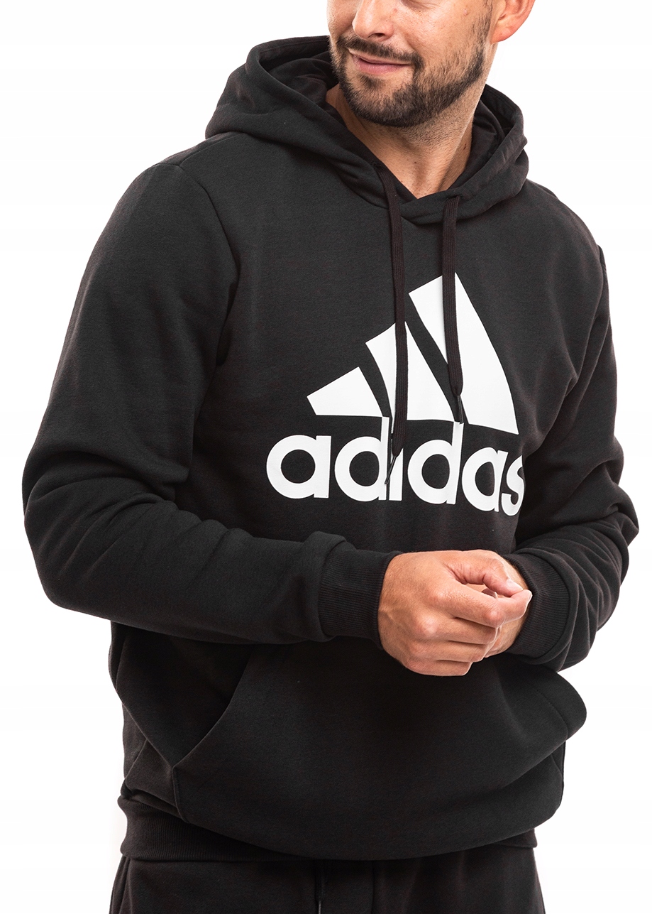 Pánská Mikina adidas s kapucí Sportovní bavlněná mikina s kapucí Tréninková vel L