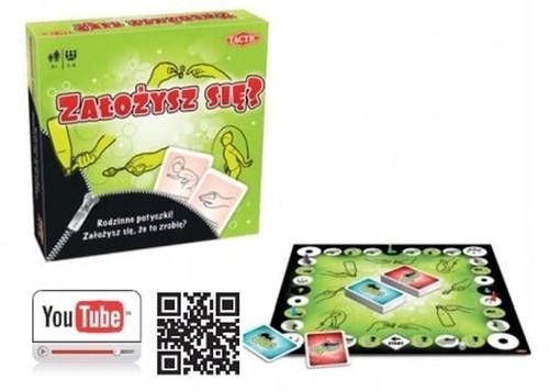 Kooperacyjna Gra planszowa Imprezowa familijna Założysz Się? Tactic Gry