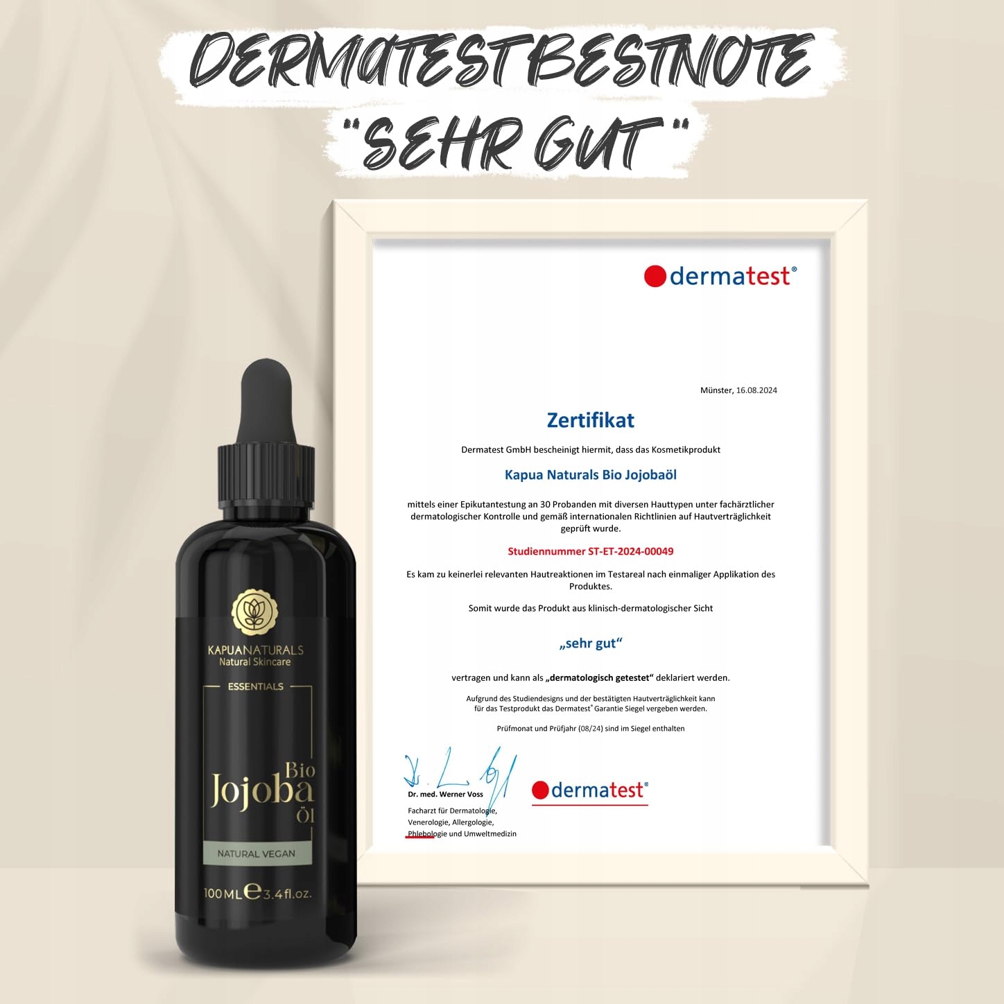 BIO JOJOBA OLEJ 100ml Naturalny Do Włosów Skóry Paznokci Wegański — miniatura 2