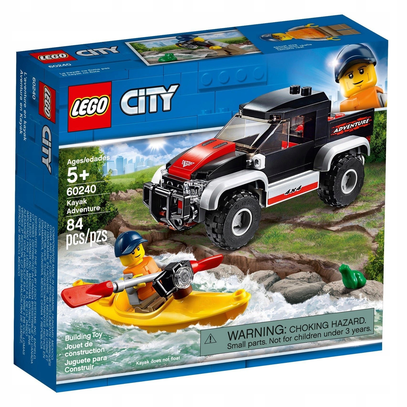 60240 Lego City Przygoda w kajaku Misb