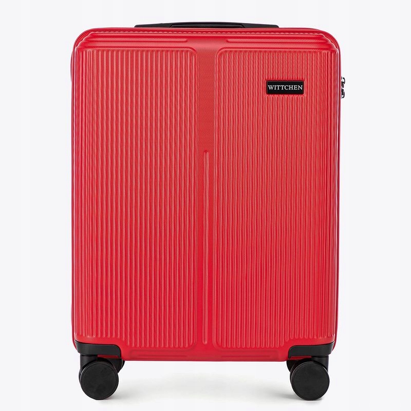 Walizka Kabinowa Abs Wittchen Stripes Line 56-3A-601-30 Czerwona
