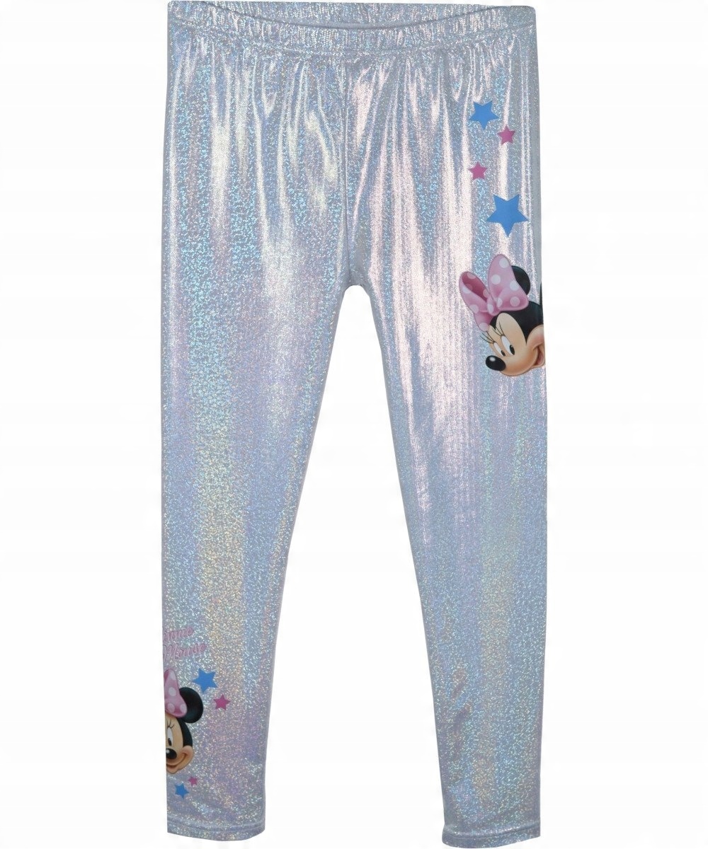 

Legginsy Myszka Minnie błyszczące srebrne 110