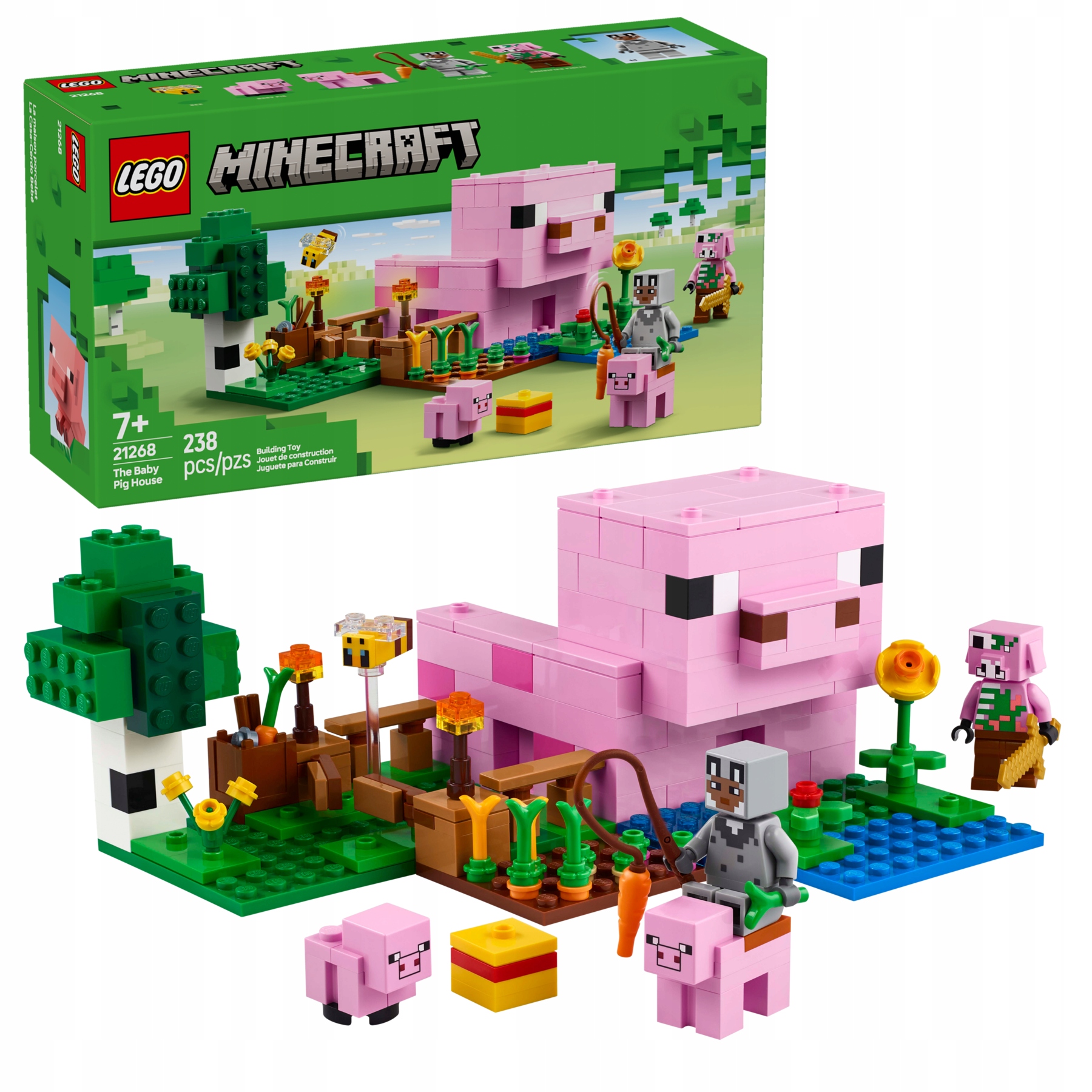 Lego Minecraft Dům prasátka 21268 kreativní sada pro děti od 7 let