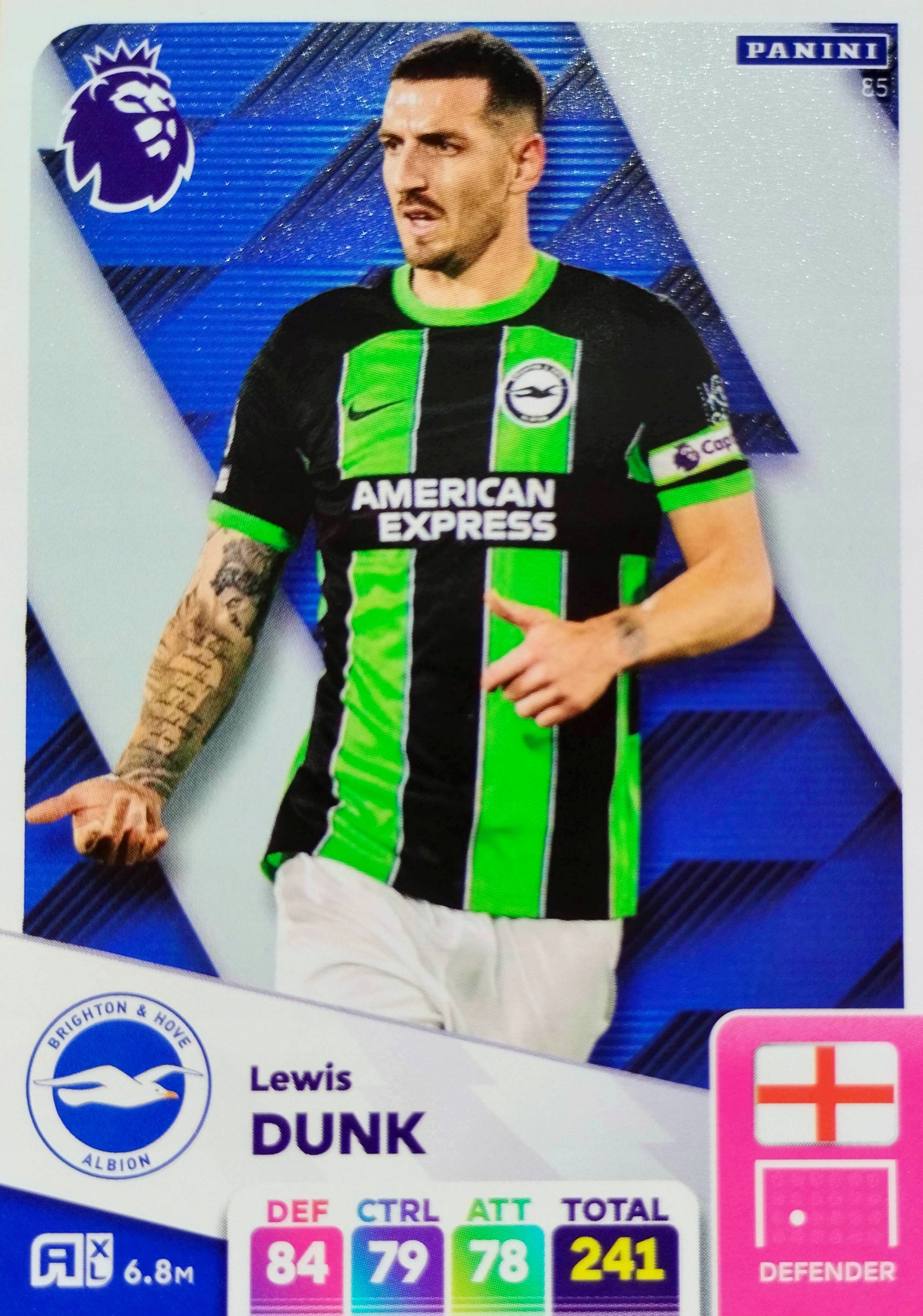 Premier League 2025 Base 85 Lewis Dunk Brighton & Hove Albion