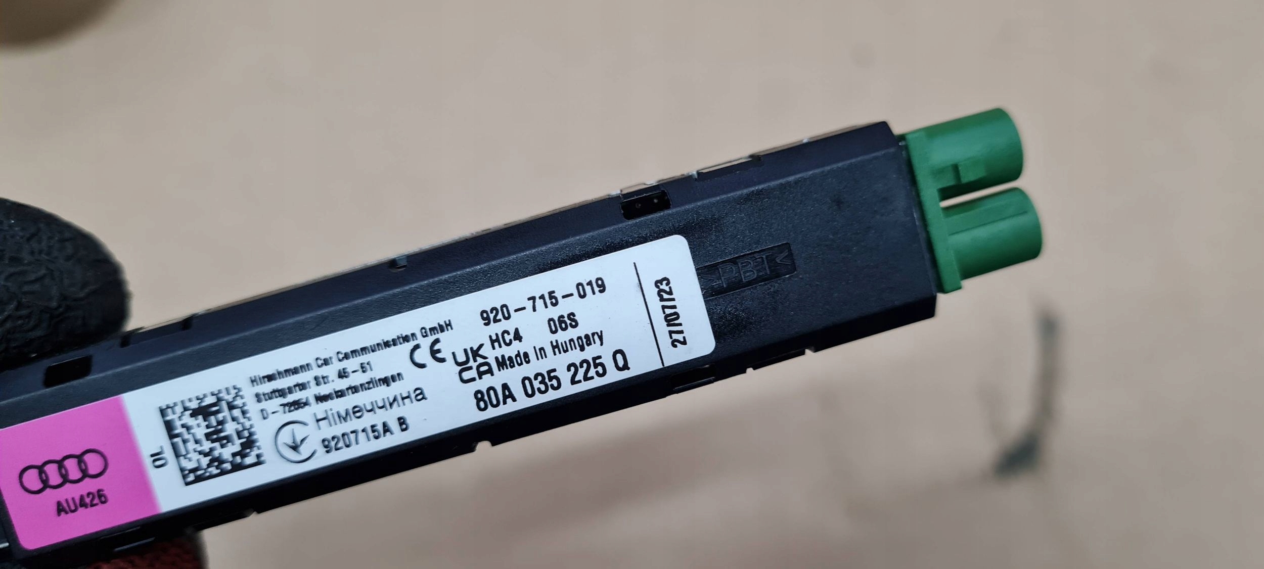 SQ5 80A Q5 LIFT antenna amplifier 80A035225Q