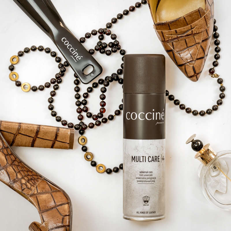 ZESTAW COCCINE PIANKA DO CZYSZCZENIA BUTÓW SPRAY PIELĘGNACYJNY IMPREGNAT Nazwa COCCINE NANO STRONG PROTECTION 230 ml