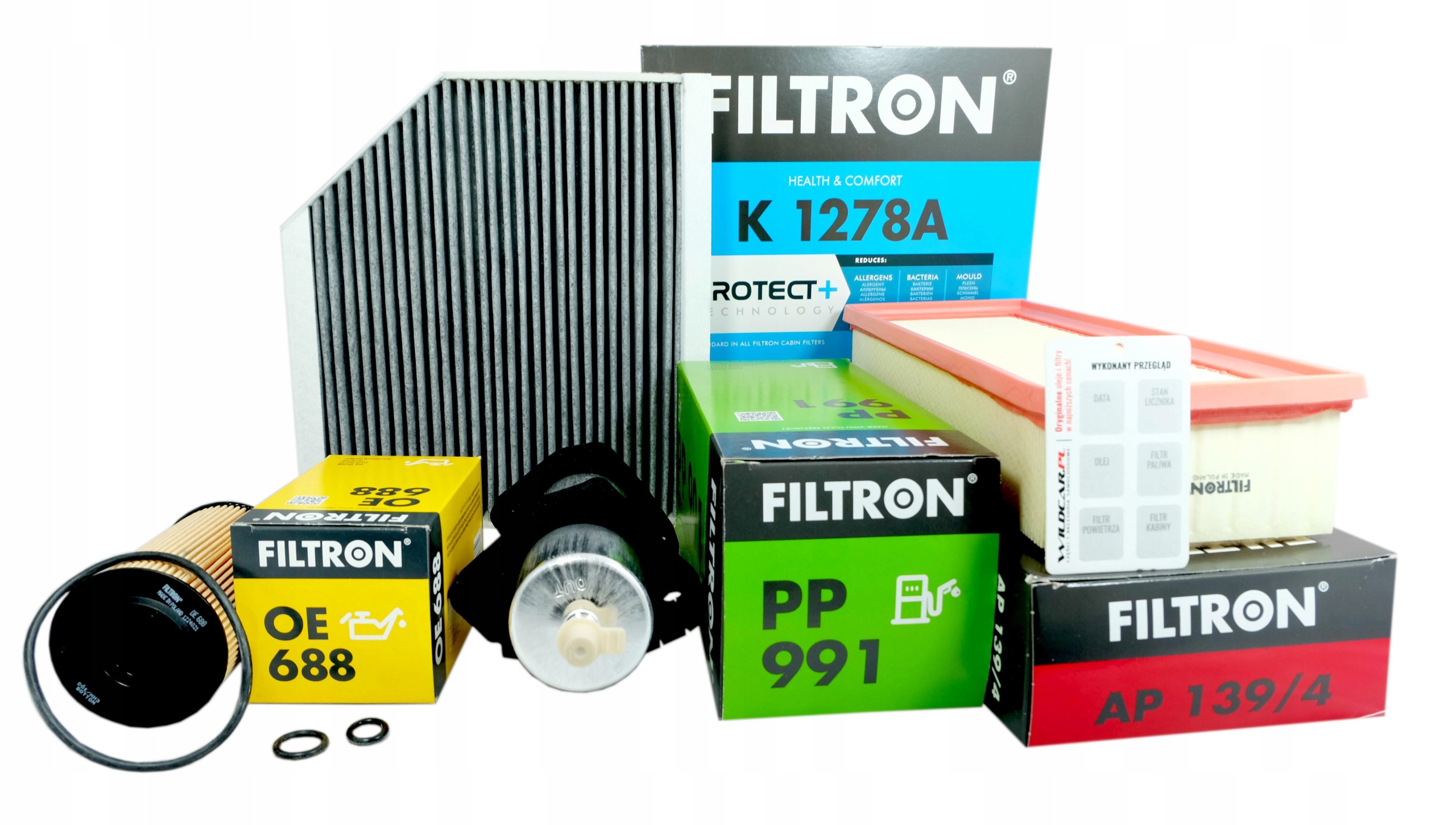 4 x Filtr Filtron Oe 688 Ap 139/4 K 1278A Pp 991 Audi A4 B8 A5 Q5 2.0 Tdi