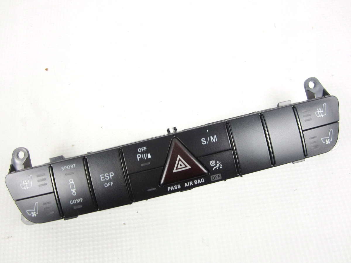 Panel przyciski Schalter Sitze Leuchten des warnblickschalters ESP Mercedes GL X164