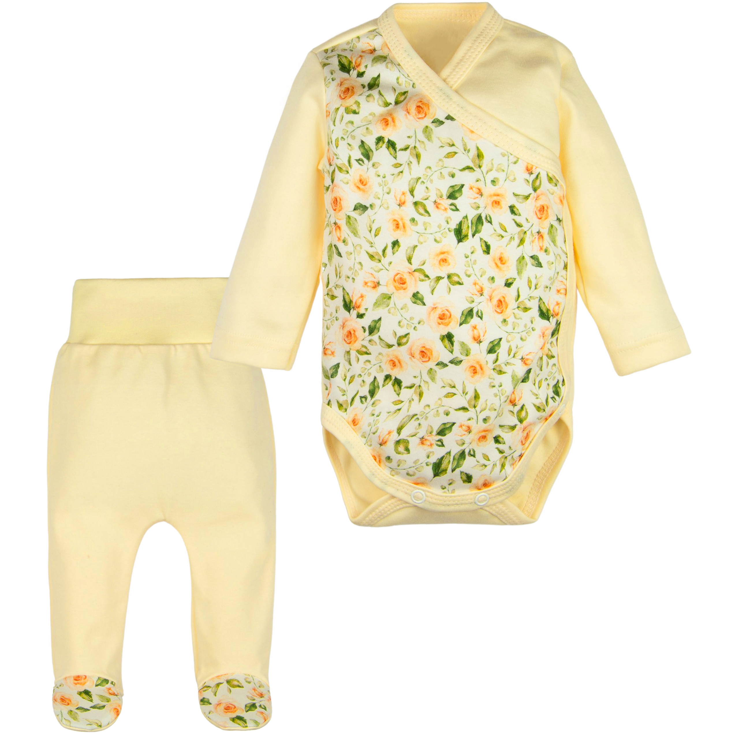 

Komplet Półśpiochy Body Kopertowe dziewczynka 86