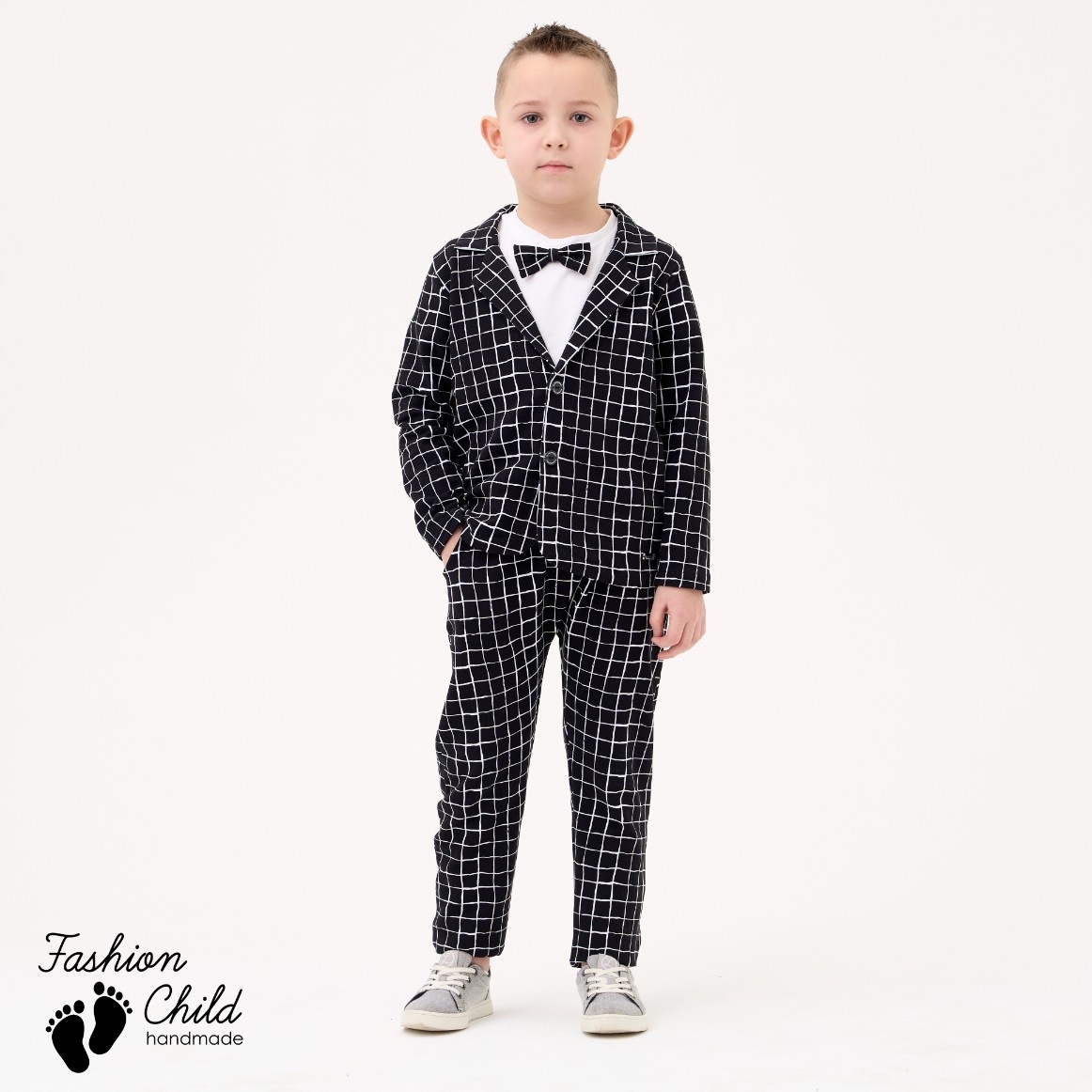 Czarne spodnie w kratę Marco R.134 9/10 LAT Fason chinos