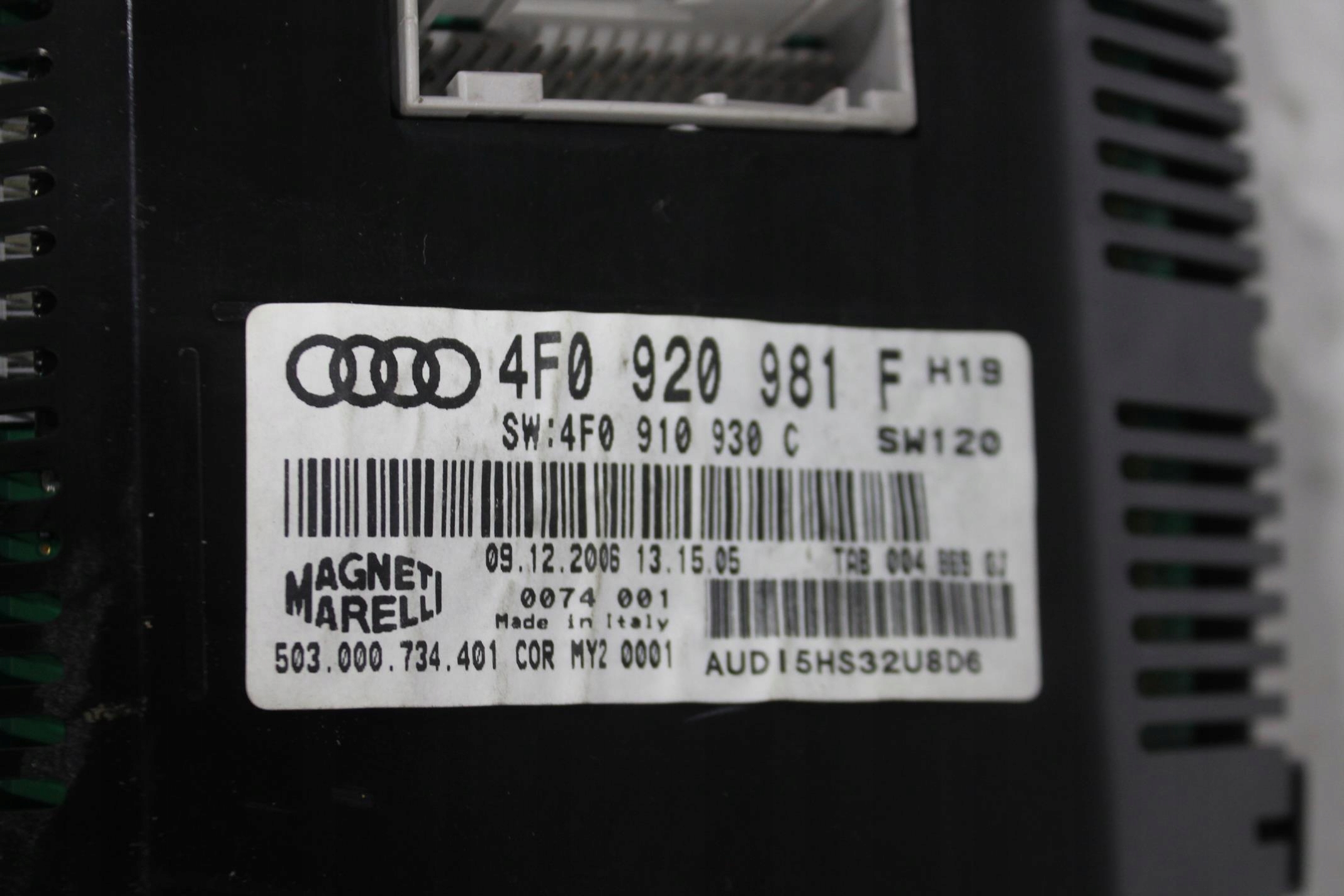 dials dials 4F0920981F AUDI A6 C6 3.0 TDI UK