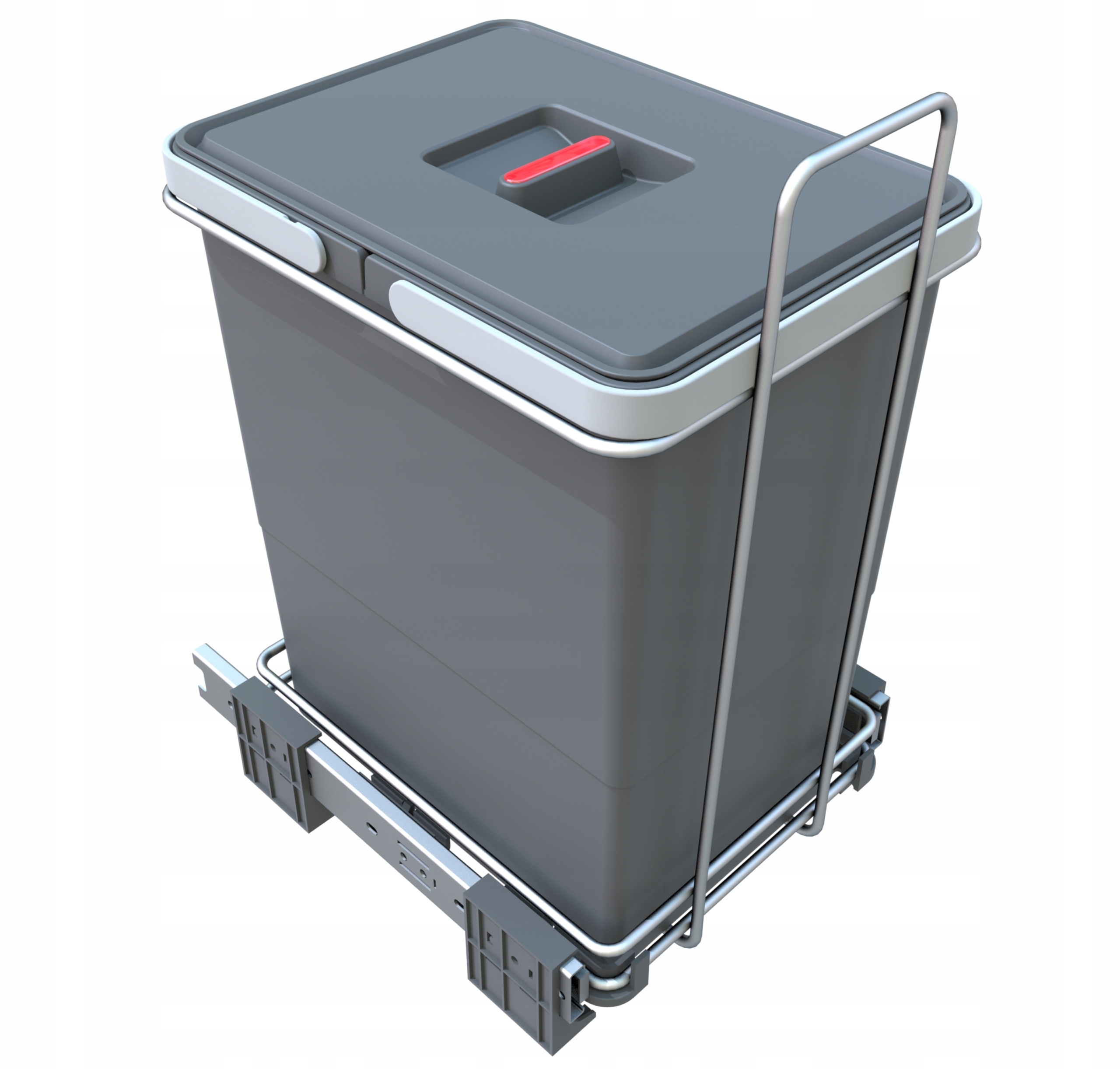 Kosz na śmieci wysuwany do szafki 30 Elletipi sortownik do segregacji 1x18L