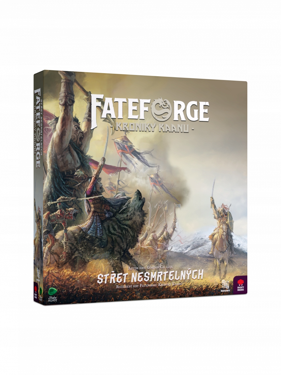 Desková hra Fateforge: Kroniky Kaanu Střet nesmrtelných