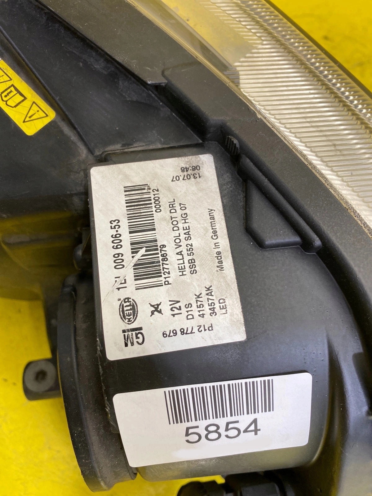 light left Saab 93 9-3 Lift Bi-Xenon non-setting USA