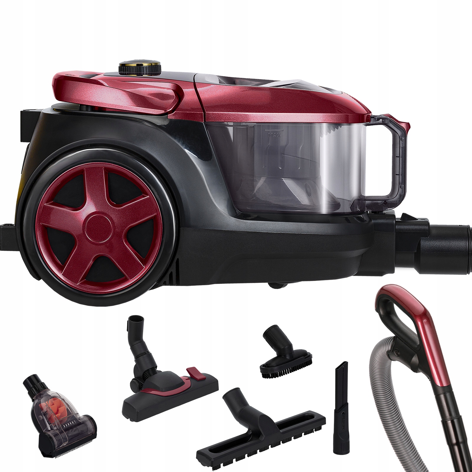 Vysavač Mpm MOD-61 Cyklónový Výkonný 850W HEPA13 Turbo Kartáč