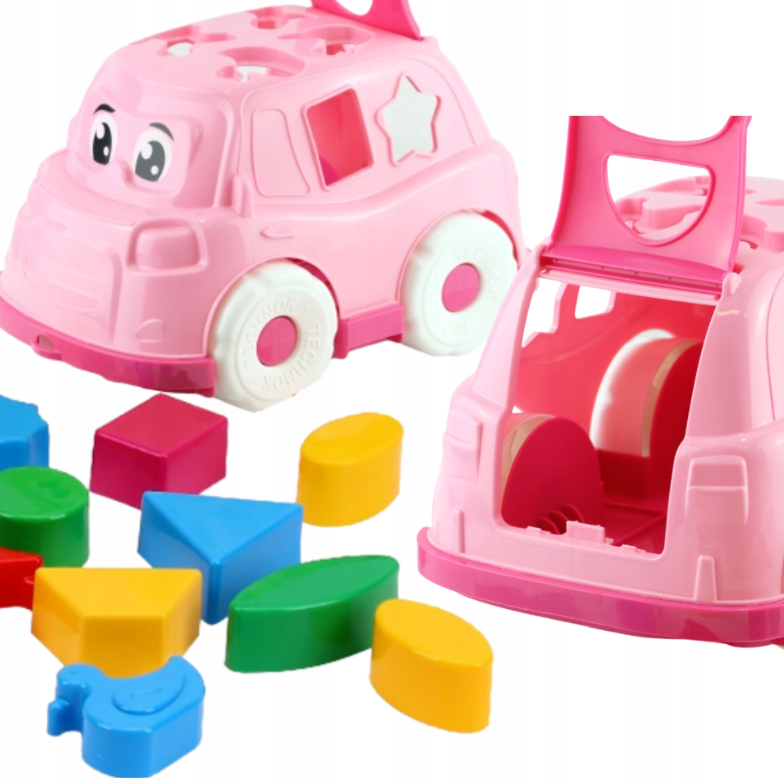 

Autobus edukacyjny Zabawny sorter Klocki Kształty