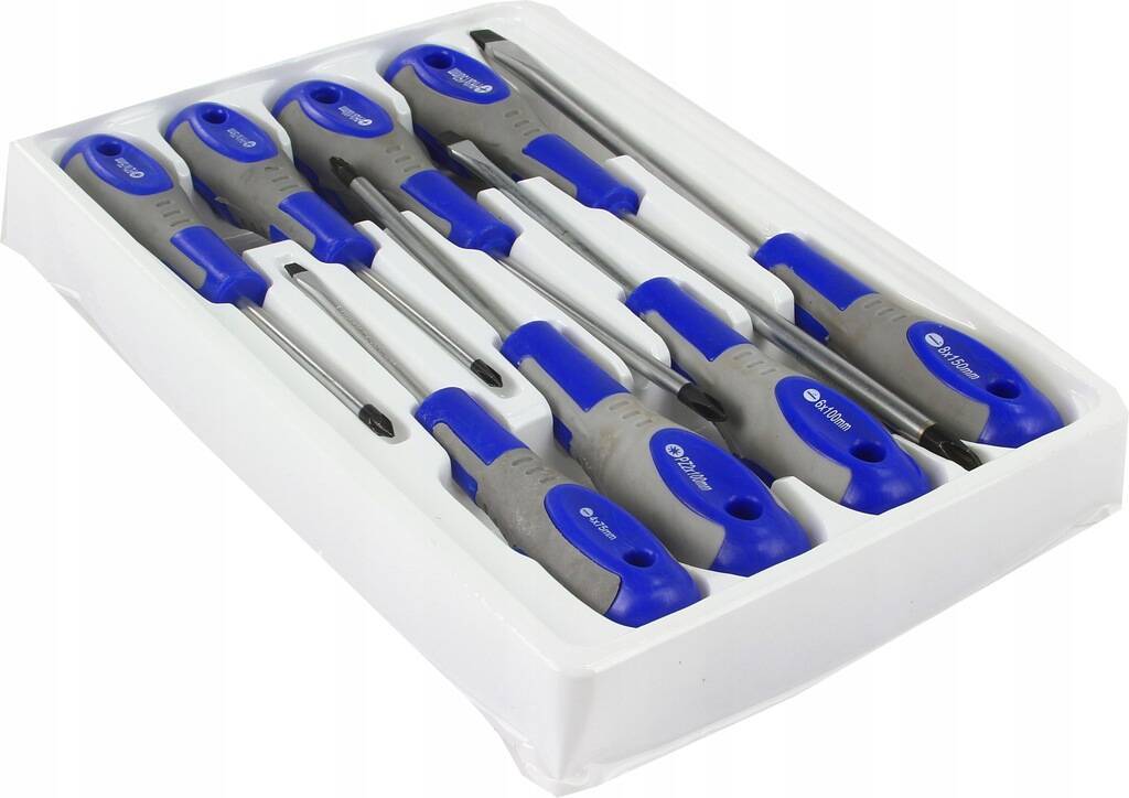 ZESTAW WKRĘTAKÓW ŚRUBOKRĘTÓW 8el. ŚRUBOKRĘTY Kod producenta M61002