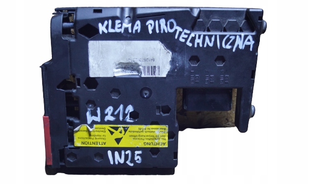 MERCEDES W212 Клема плюс піротехніка