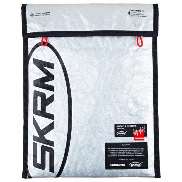 Skinarma Taška Comet notebook s pouzdrem 14", stříbrná/stříbrná