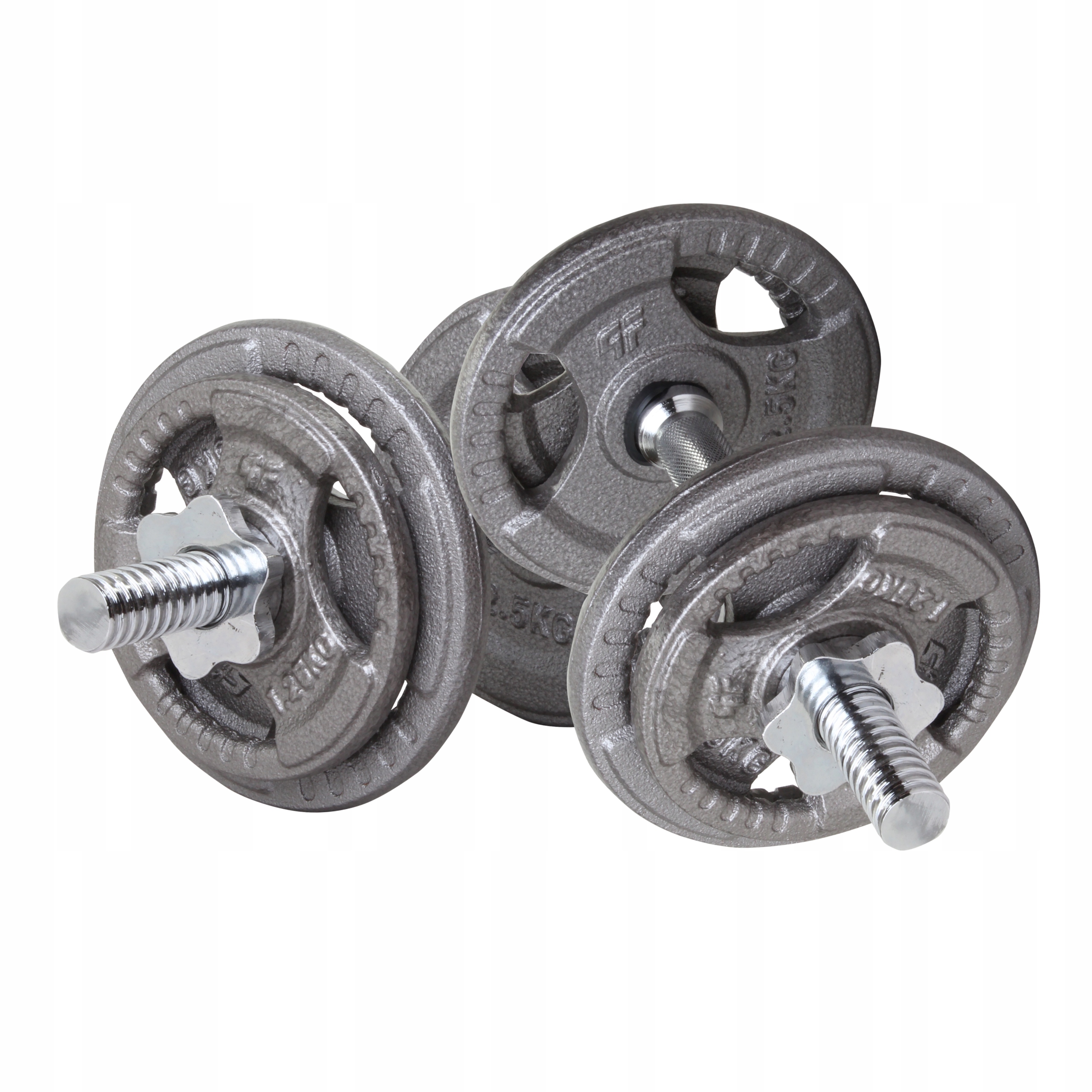 PLATINUM FITNESS HANTLE ŻELIWNE REGULOWANE 2x10KG ZESTAW HANTLI 20 KG EAN (GTIN) 5904405706039