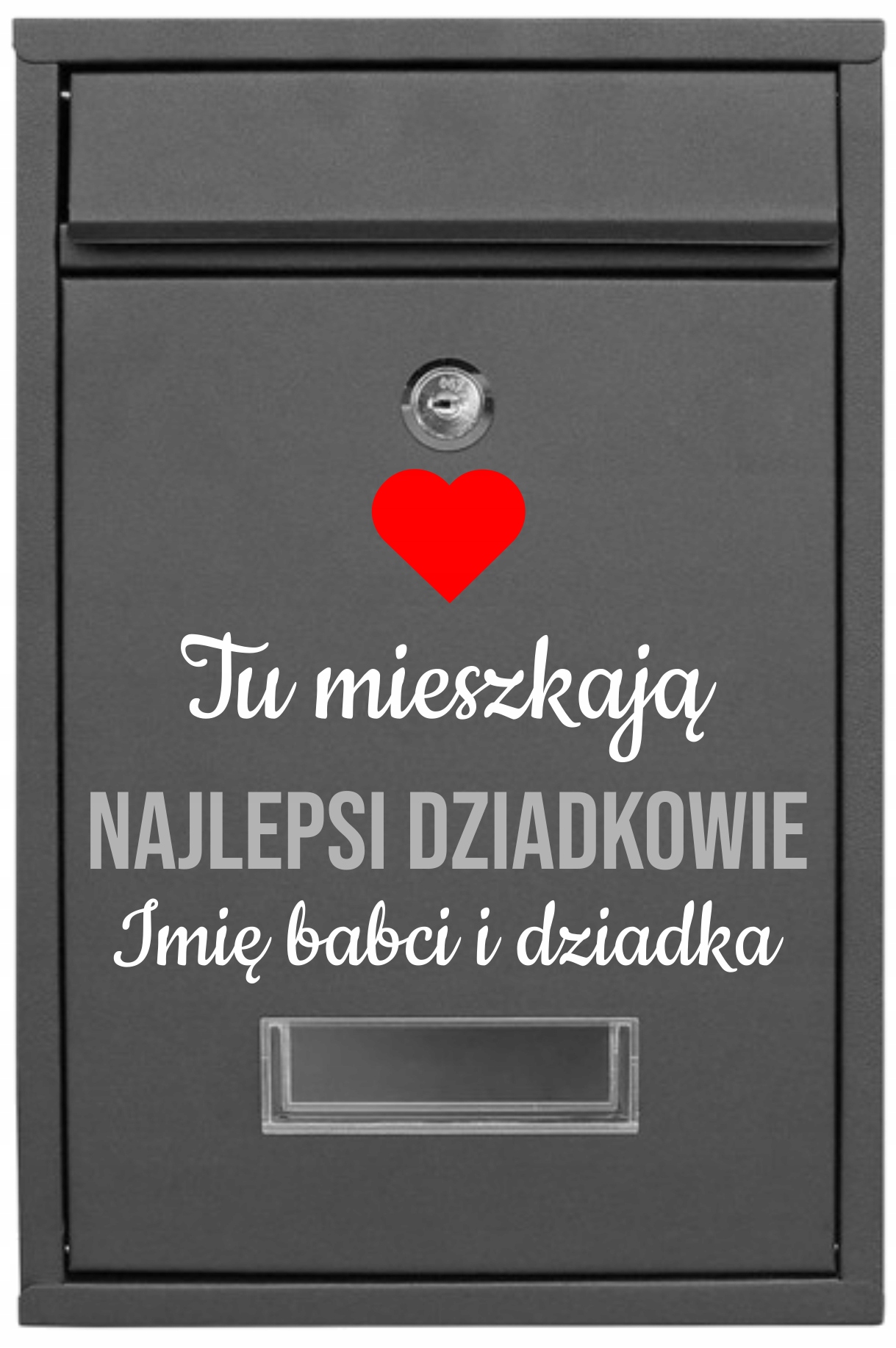 poštovní schránka Poštovní potisk Zde bydlí nejlepší prarodiče jména