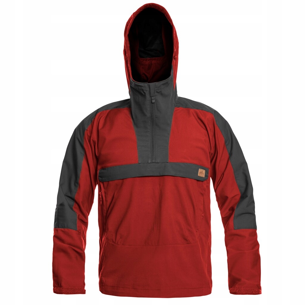 Kurtka męska kangurka trekkingowa Helikon Woodsman Anorak Crimson/Grey XL