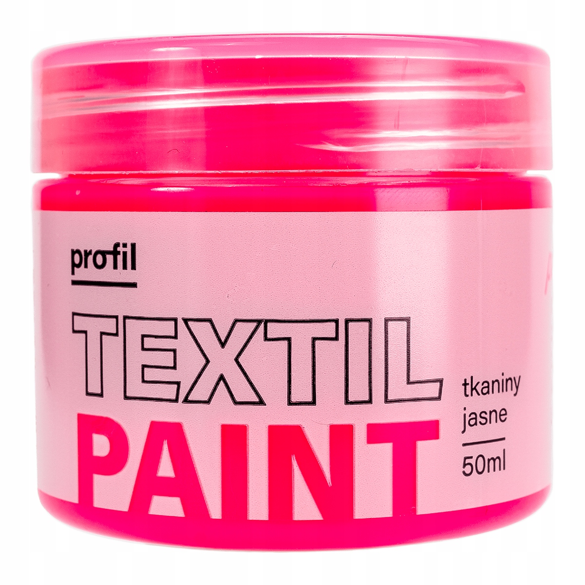 

Farba do tkanin jasnych Profil 50ml róż fluo