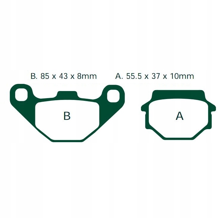 

Klocki hamulcowe Kawasaki Kl Kr 250 Klr 600 650
