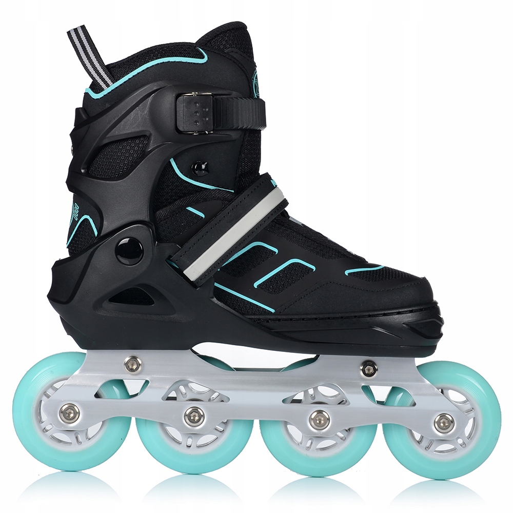 ROLKI REGULOWANE DAMSKIE KAUCZUKOWE KOŁA ABEC-9 Model NA14174 A