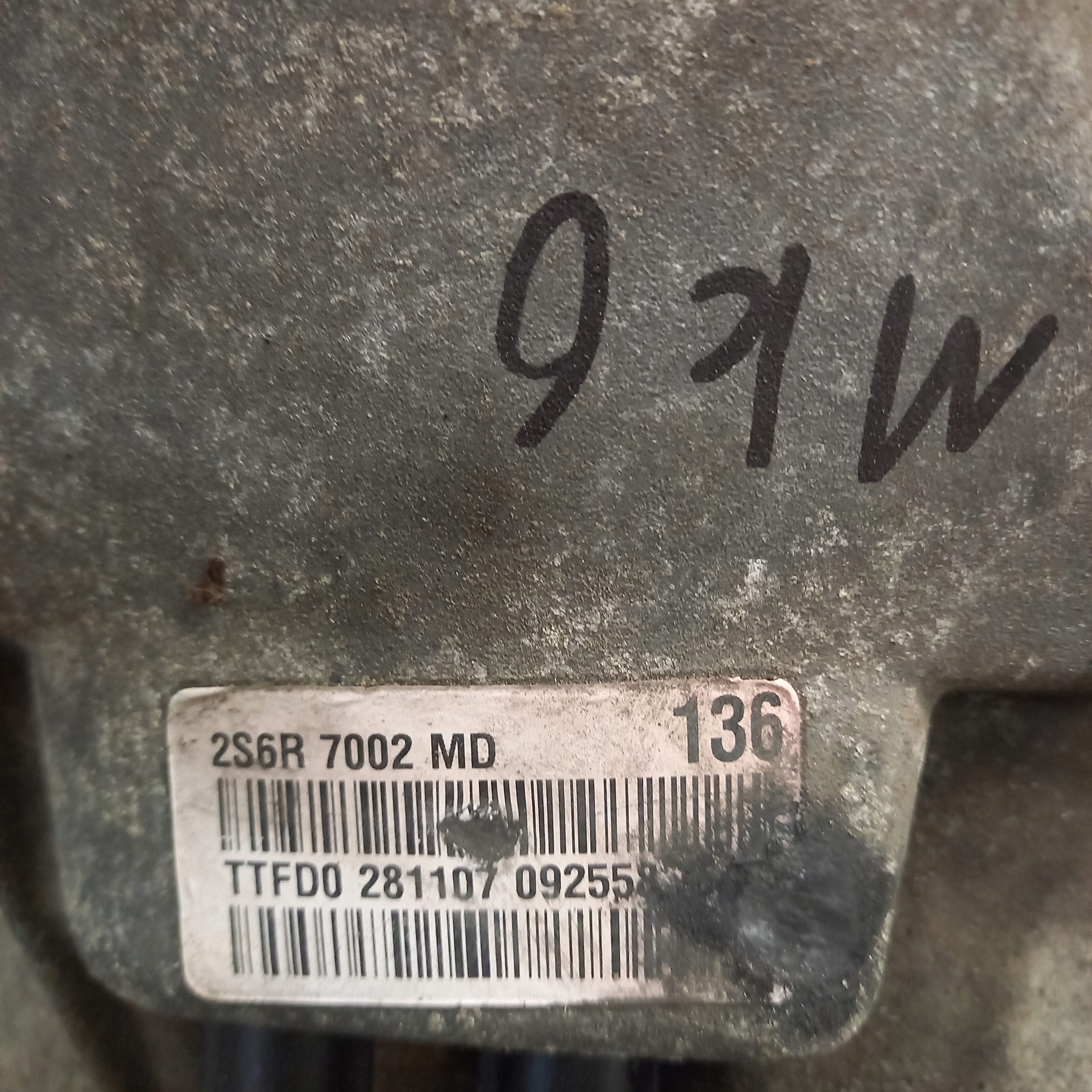 CAMBIO manuale FORD FIESTA MK 6 2S6R7002MD