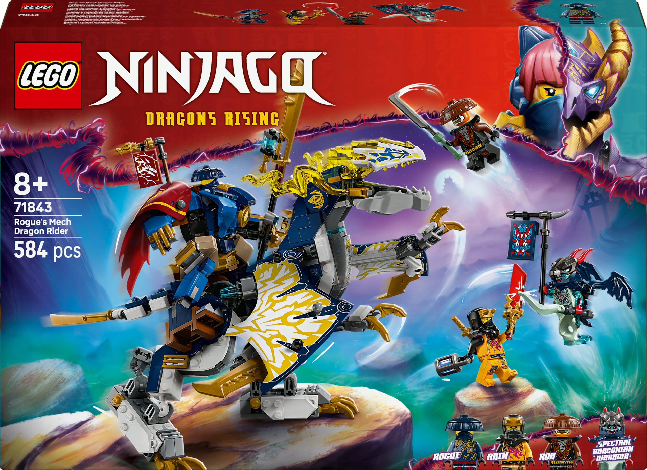 Lego Ninjago Mech smoczego jeźdźca Rogue’a 71843