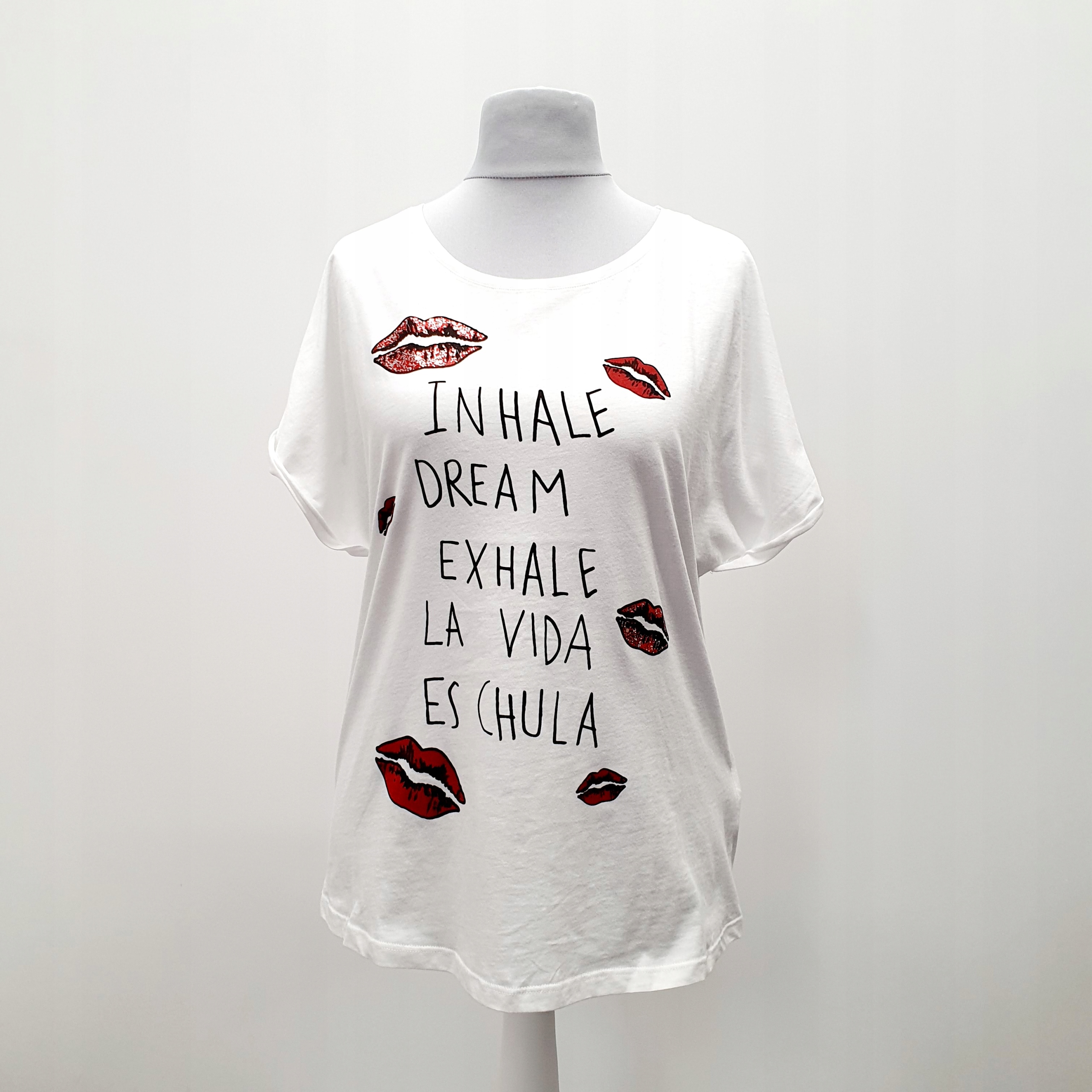 

Bluzka T-shirt koszulka nadruk Desigual lato L