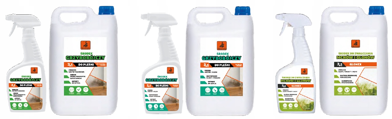 3v1 fungicid na odstranění plísní 5l
