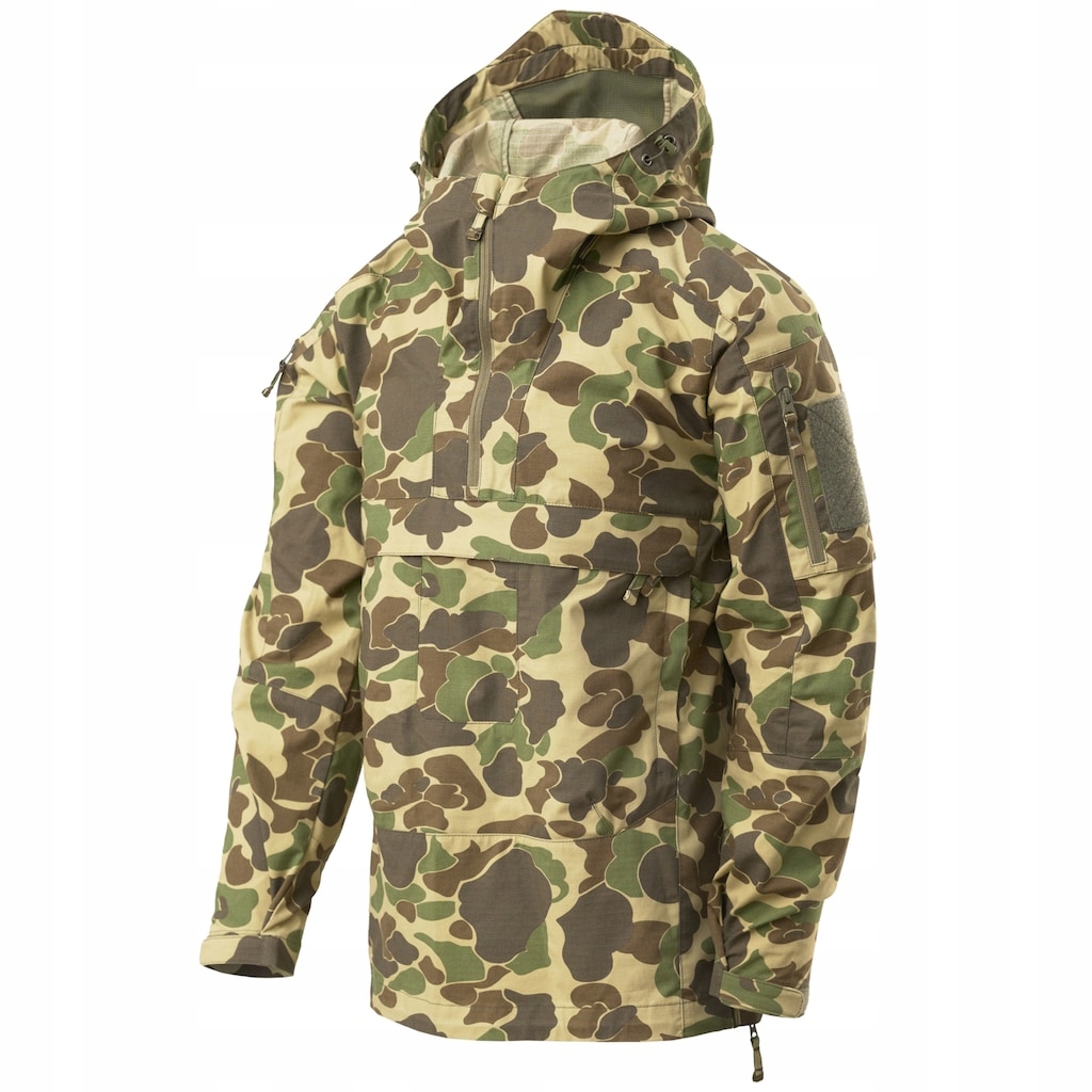 Pánská větrová bunda přechodová kapuce maskáčový Helikon Anorak Tracer M