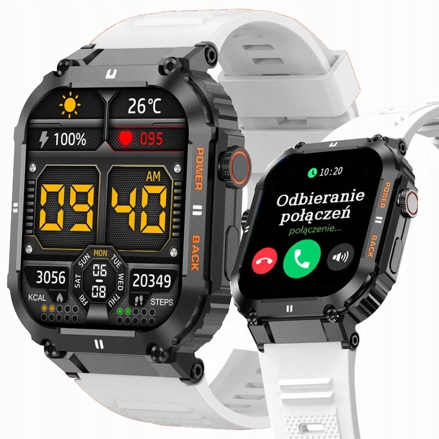 Pánské hodinky Chytré Hodinky Gravity Luton Rozhovory Kroky Sen Puls