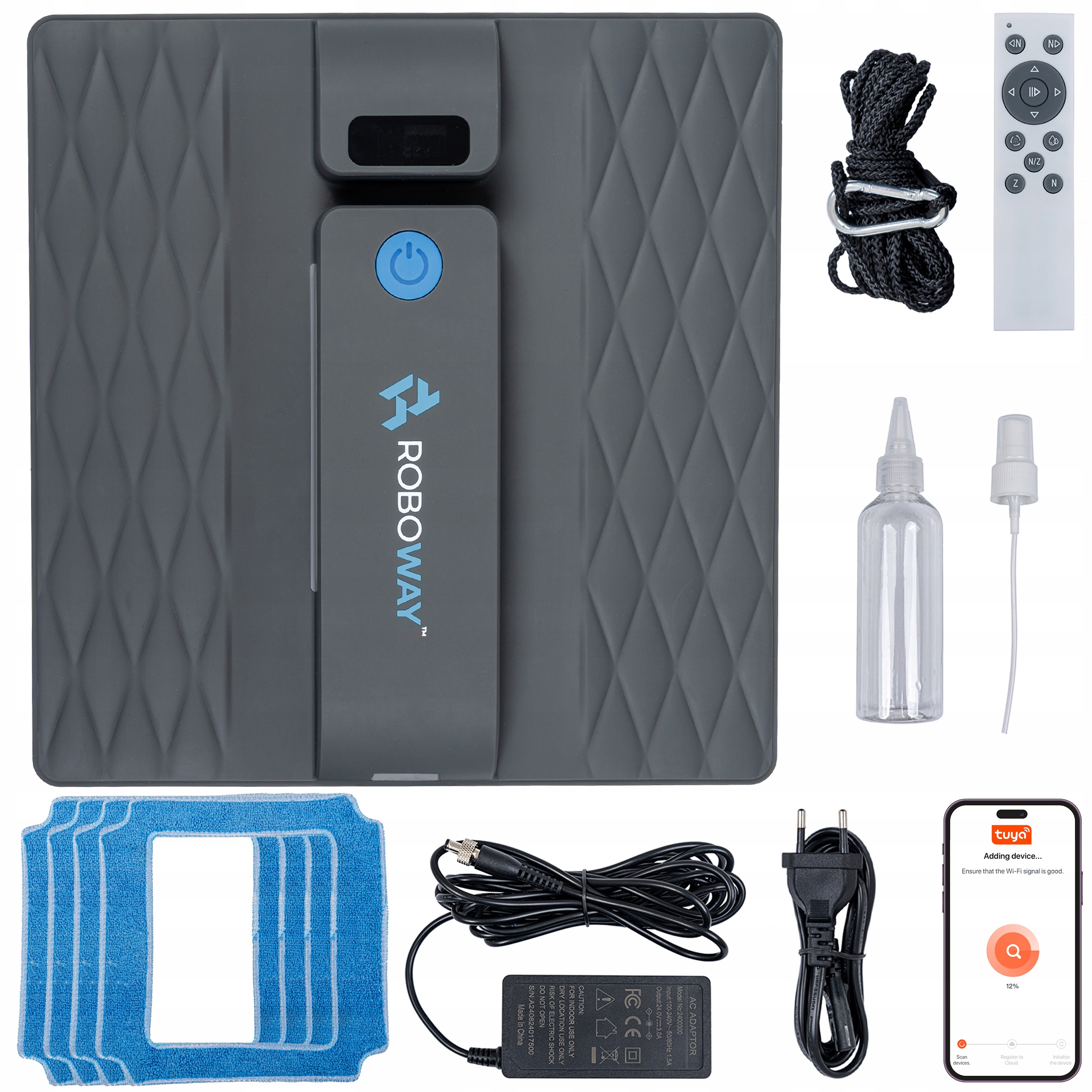 Robot do mycia okien Roboway robot sprzątający myjący do czyszczenia myjka