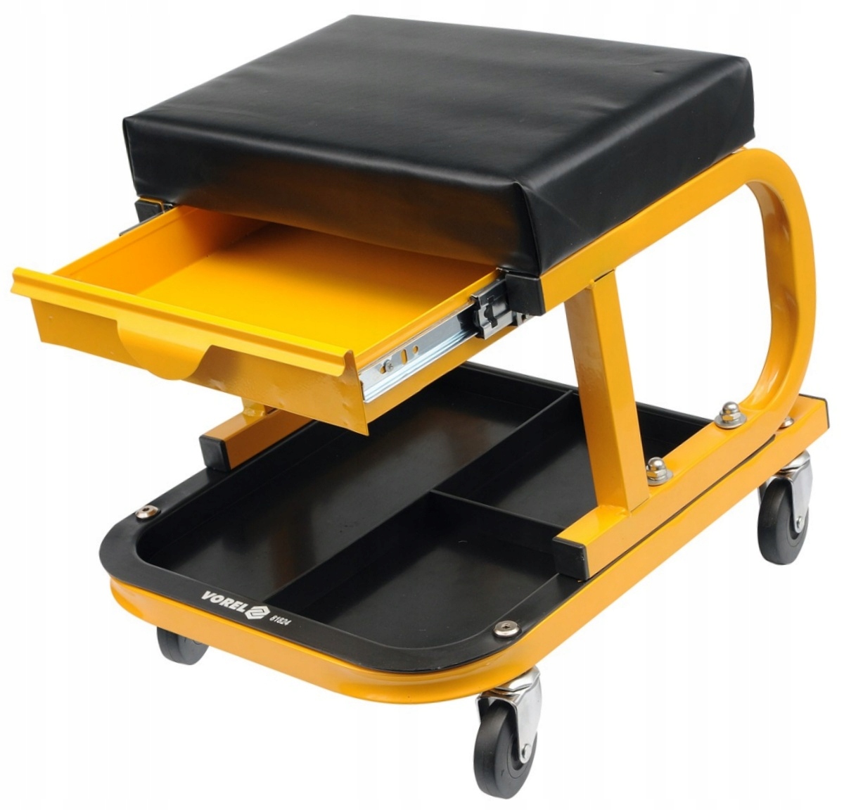 VOREL KRZESŁO WARSZTATOWE TABORET Z SZUFLADĄ