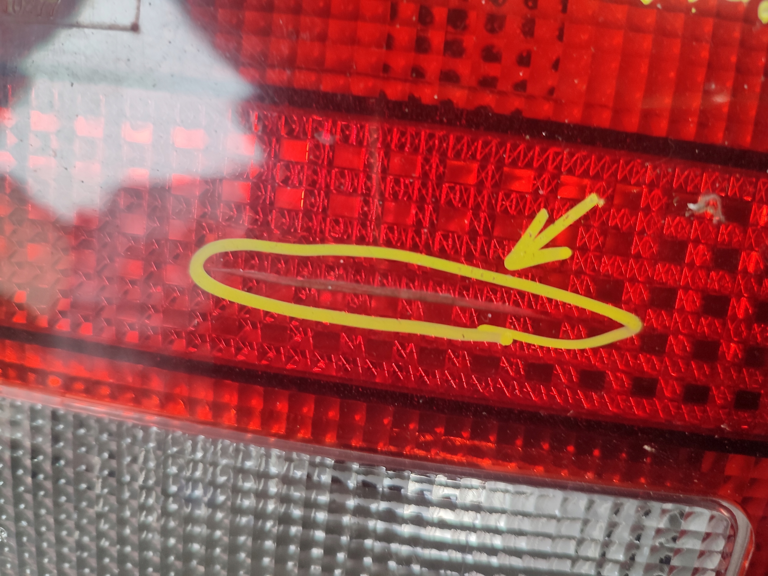 light right rear part Volkswagen polo III