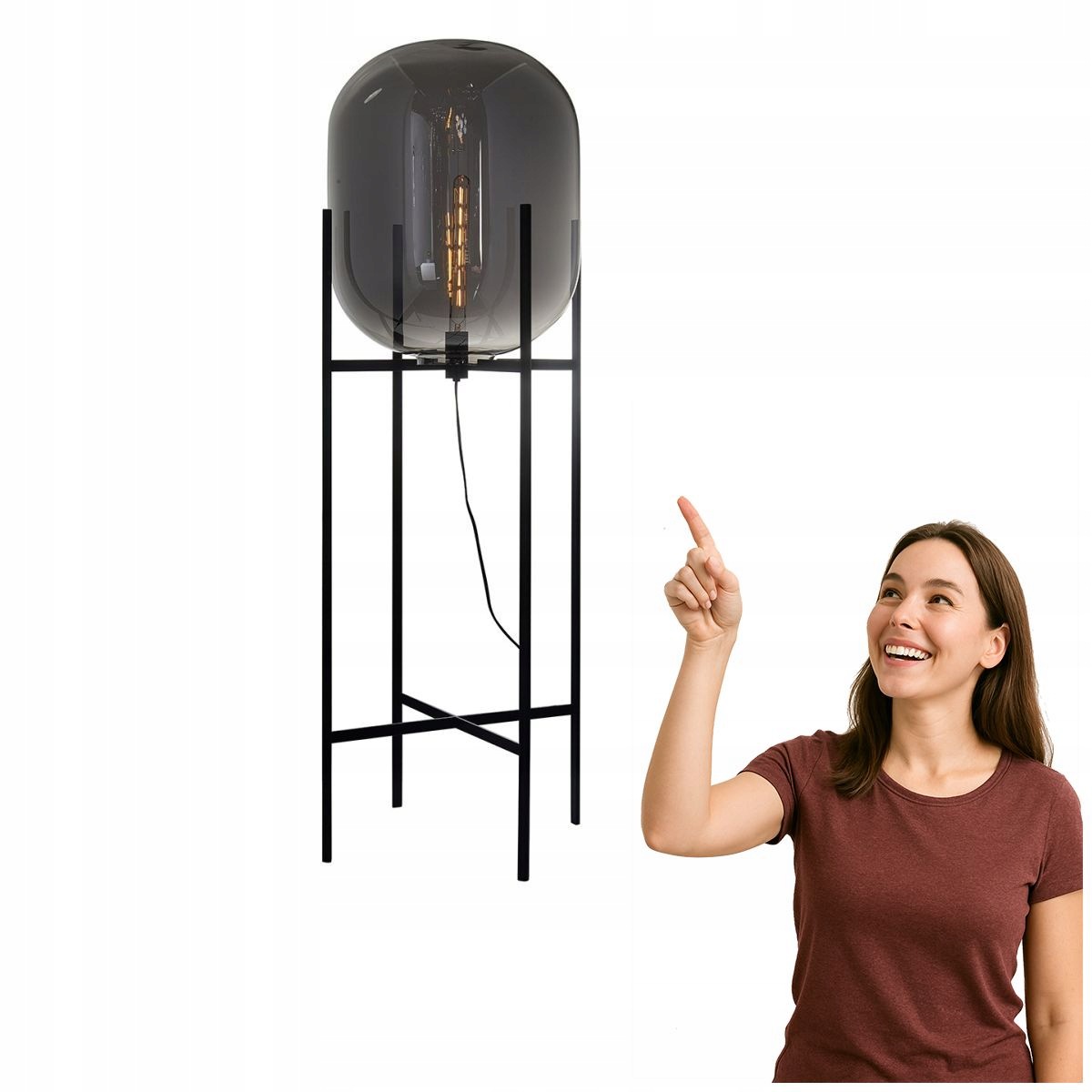 Moderná stolová lampa Maversa 55 cm do kancelárie Italux