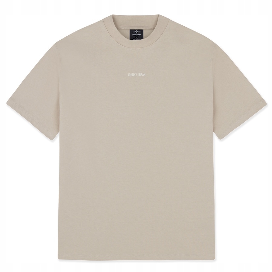 Bavlněné oversize tričko Sammy Print Johnny Urban Béžová S