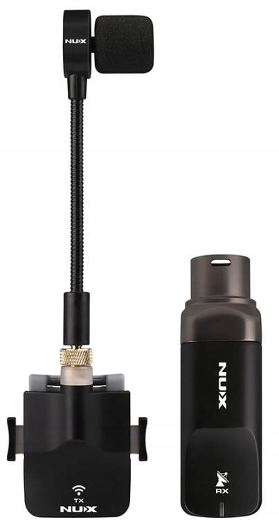 NUX B-6 MIKROFON ZESTAW BEZPRZEWODOWY DO DĘTYCH CYFROWY SYSTEM DO SAKSOFONU
